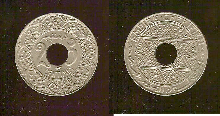 Maroc 25 centimes N.D. vUnc